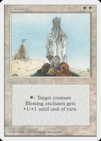 Blessing [Fourth Edition] MTG Single Magic: The Gathering  | Multizone: Comics And Games