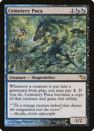 Cemetery Puca [Shadowmoor] MTG Single Magic: The Gathering  | Multizone: Comics And Games