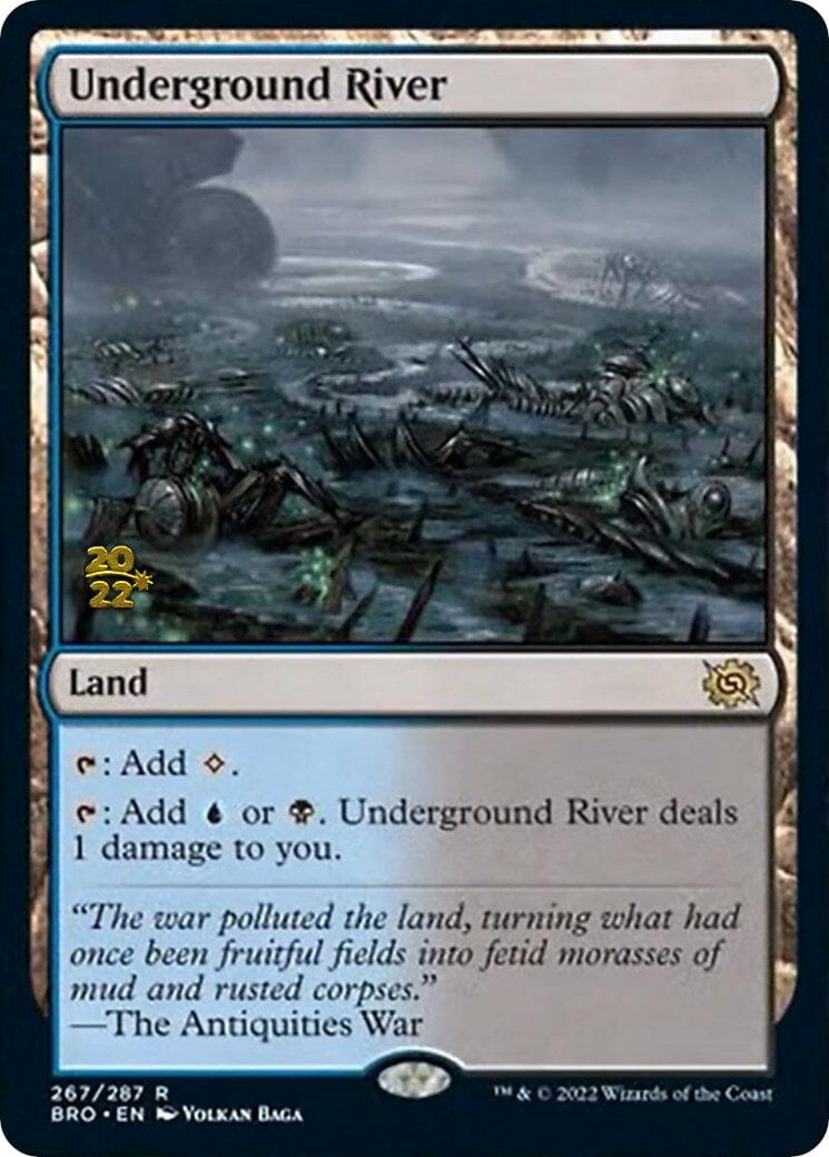 Underground River [The Brothers' War: Prerelease Promos] MTG Single Magic: The Gathering  | Multizone: Comics And Games