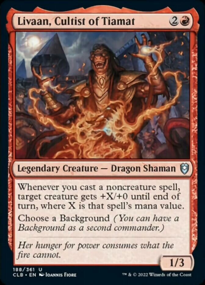 Livaan, Cultist of Tiamat [Commander Legends: Battle for Baldur's Gate] MTG Single Magic: The Gathering  | Multizone: Comics And Games