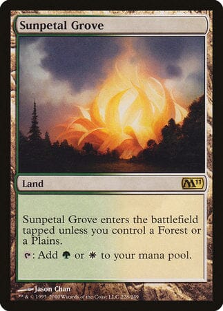 Sunpetal Grove [Magic 2011] MTG Single Magic: The Gathering  | Multizone: Comics And Games