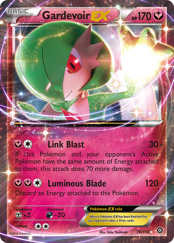 Gardevoir EX (78/114) [XY: Steam Siege] Pokemon Single Pokémon  | Multizone: Comics And Games