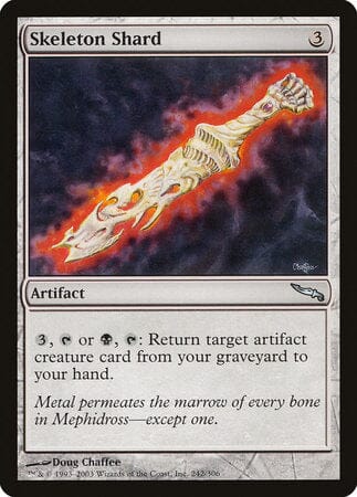 Skeleton Shard [Mirrodin] MTG Single Magic: The Gathering  | Multizone: Comics And Games