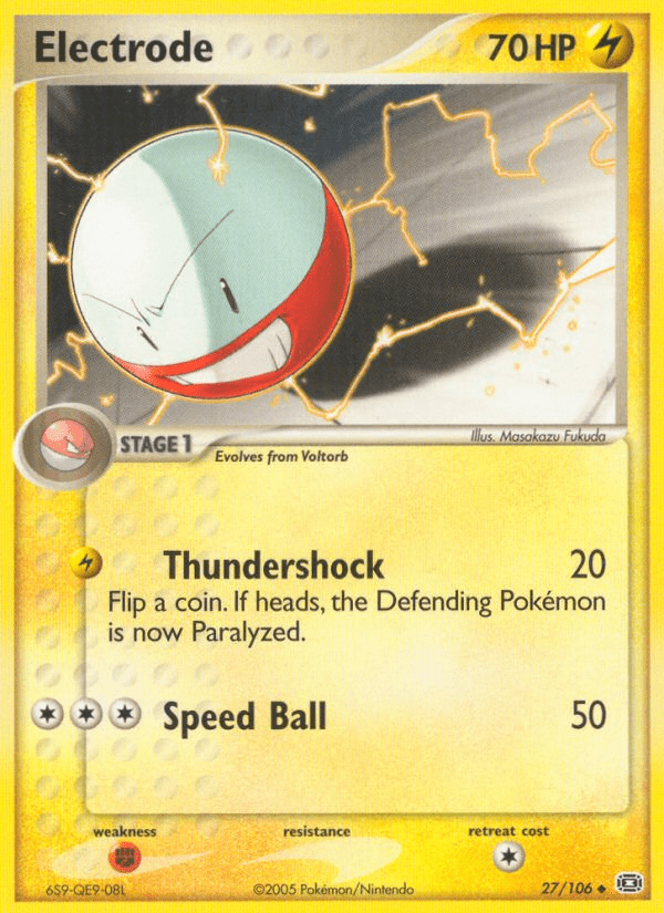 Electrode (27/106) [EX: Emerald] Pokemon Single Pokémon  | Multizone: Comics And Games