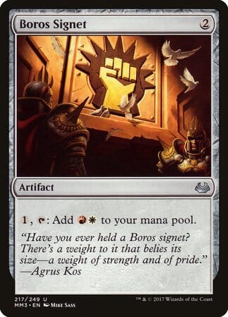 Boros Signet [Modern Masters 2017] MTG Single Magic: The Gathering  | Multizone: Comics And Games