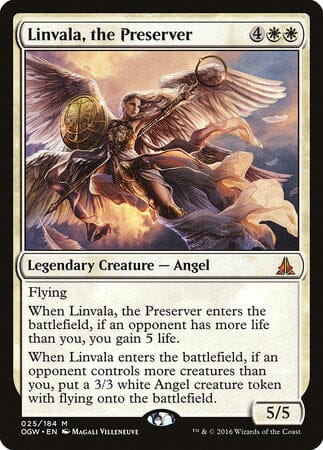 Linvala, the Preserver [Oath of the Gatewatch] MTG Single Magic: The Gathering  | Multizone: Comics And Games