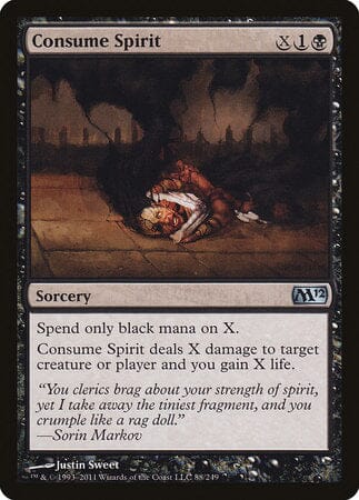 Consume Spirit [Magic 2012] MTG Single Magic: The Gathering  | Multizone: Comics And Games