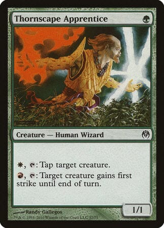 Thornscape Apprentice [Duel Decks: Phyrexia vs. the Coalition] MTG Single Magic: The Gathering  | Multizone: Comics And Games