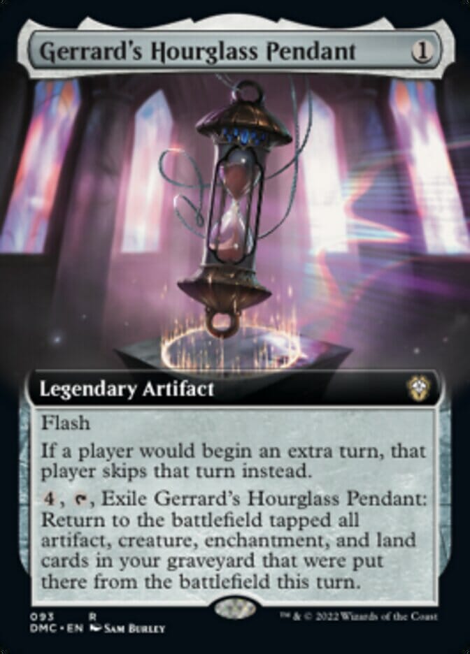 Gerrard's Hourglass Pendant (Extended Art) [Dominaria United Commander] MTG Single Magic: The Gathering  | Multizone: Comics And Games