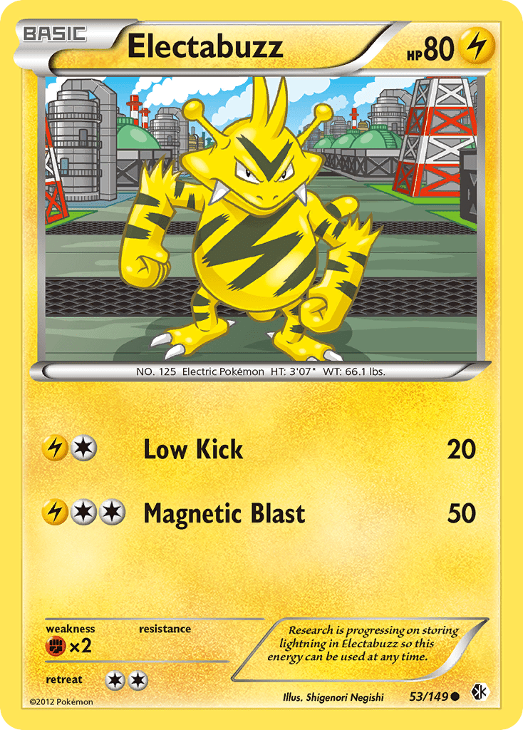 Electabuzz (53/149) [Black & White: Boundaries Crossed] Pokemon Single Pokémon  | Multizone: Comics And Games