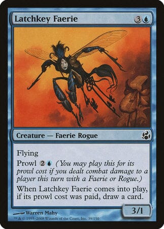 Latchkey Faerie [Morningtide] MTG Single Magic: The Gathering  | Multizone: Comics And Games