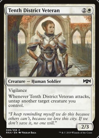 Tenth District Veteran [Ravnica Allegiance] MTG Single Magic: The Gathering  | Multizone: Comics And Games