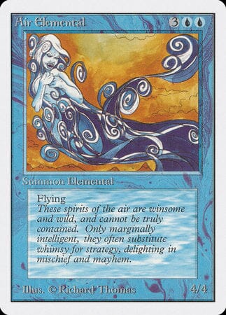 Air Elemental [Unlimited Edition] MTG Single Magic: The Gathering  | Multizone: Comics And Games