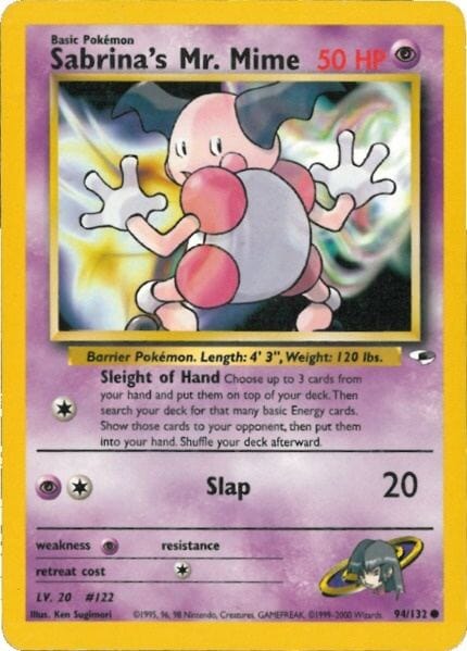 Sabrina's Mr. Mime (94/132) [Gym Heroes Unlimited] Pokemon Single Pokémon  | Multizone: Comics And Games