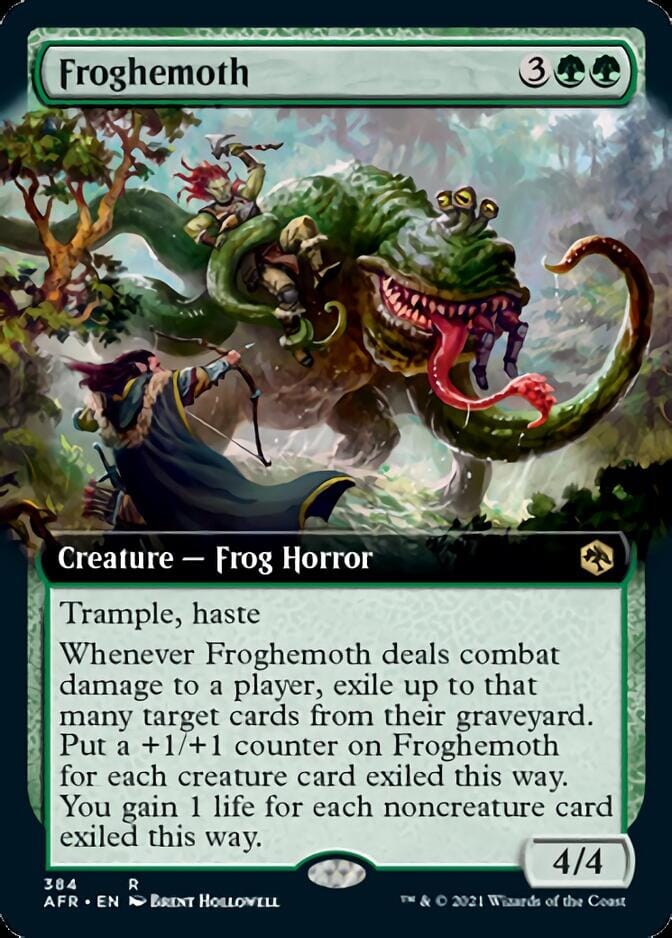 Froghemoth (Extended) [Dungeons & Dragons: Adventures in the Forgotten Realms] MTG Single Magic: The Gathering  | Multizone: Comics And Games
