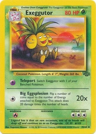 Exeggutor (35/64) [Jungle Unlimited] Pokemon Single Pokémon  | Multizone: Comics And Games