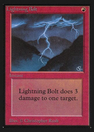 Lightning Bolt (IE) [Intl. Collectors’ Edition] MTG Single Magic: The Gathering  | Multizone: Comics And Games