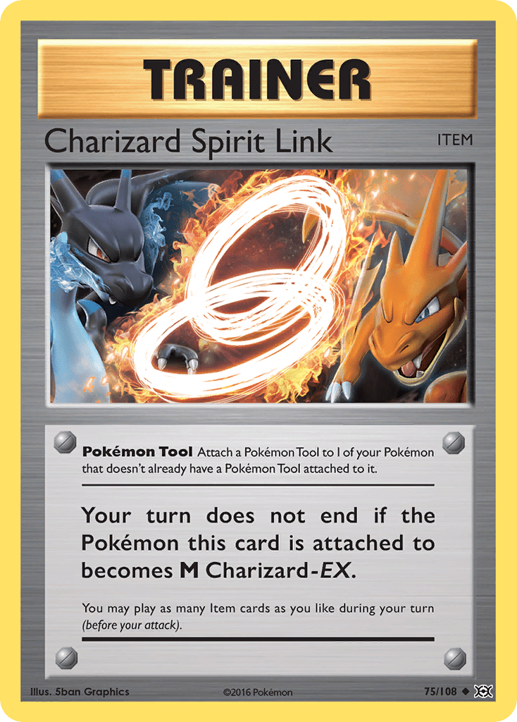 Charizard Spirit Link (75/108) [XY: Evolutions] Pokemon Single Pokémon  | Multizone: Comics And Games