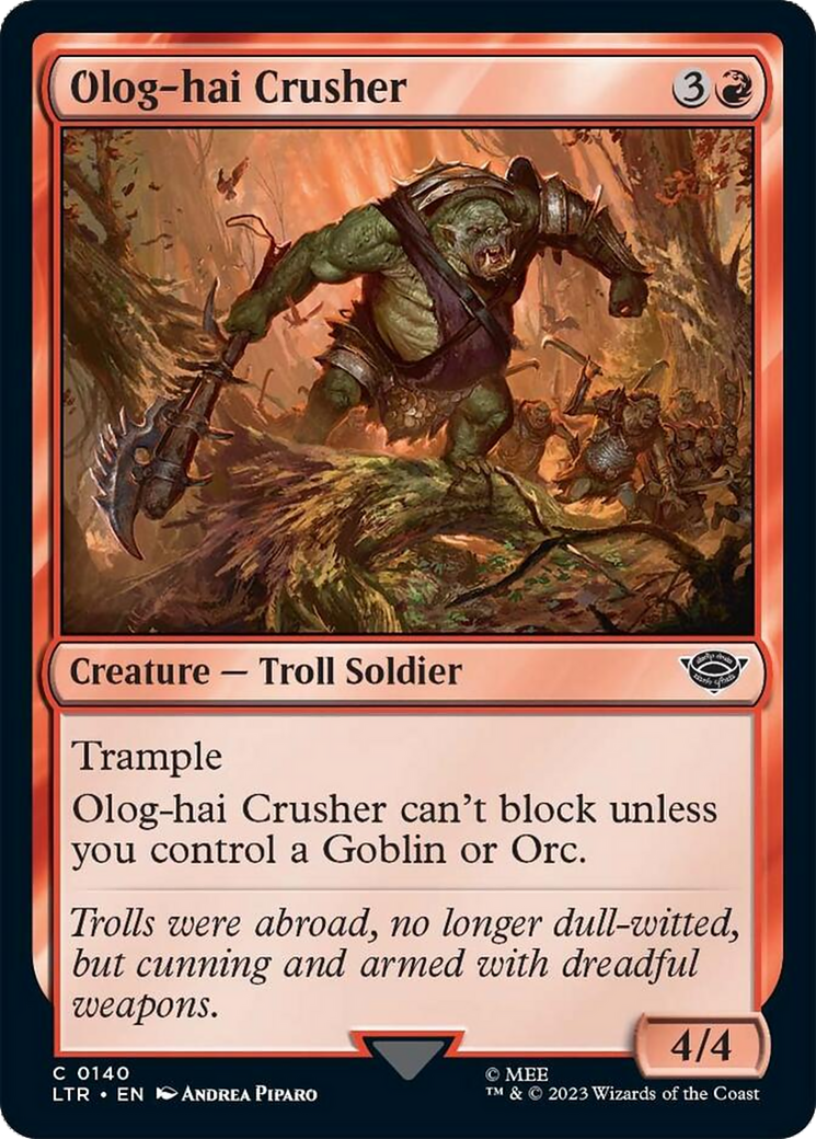 Olog-hai Crusher [The Lord of the Rings: Tales of Middle-Earth] | Multizone: Comics And Games