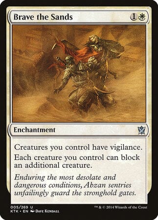 Brave the Sands [Khans of Tarkir] MTG Single Magic: The Gathering  | Multizone: Comics And Games