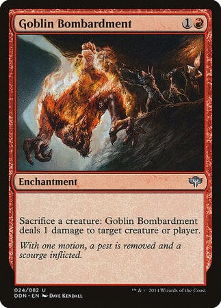 Goblin Bombardment [Duel Decks: Speed vs. Cunning] MTG Single Magic: The Gathering  | Multizone: Comics And Games