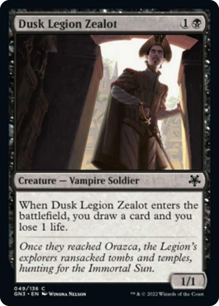 Dusk Legion Zealot [Game Night: Free-for-All] MTG Single Magic: The Gathering  | Multizone: Comics And Games