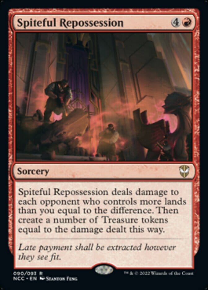 Spiteful Repossession [Streets of New Capenna Commander] MTG Single Magic: The Gathering  | Multizone: Comics And Games