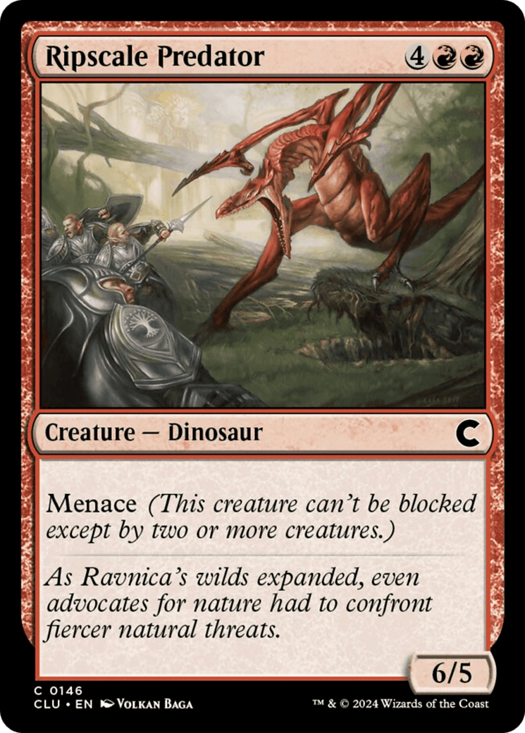 Ripscale Predator [Ravnica: Clue Edition] MTG Single Magic: The Gathering  | Multizone: Comics And Games
