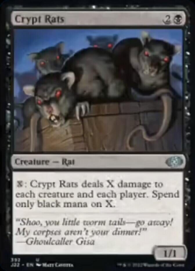 Crypt Rats [Jumpstart 2022] MTG Single Magic: The Gathering  | Multizone: Comics And Games