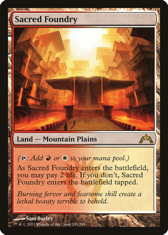 Sacred Foundry [Gatecrash] MTG Single Magic: The Gathering  | Multizone: Comics And Games