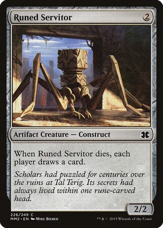 Runed Servitor [Modern Masters 2015] MTG Single Magic: The Gathering  | Multizone: Comics And Games