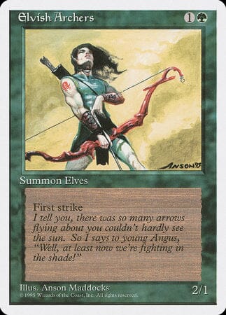 Elvish Archers [Fourth Edition] MTG Single Magic: The Gathering  | Multizone: Comics And Games