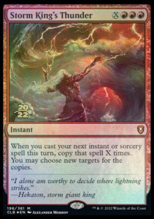 Storm King's Thunder [Commander Legends: Battle for Baldur's Gate Prerelease Promos] MTG Single Magic: The Gathering  | Multizone: Comics And Games