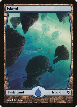 Island (234) - Full Art [Zendikar] MTG Single Magic: The Gathering  | Multizone: Comics And Games
