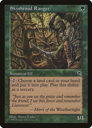 Skyshroud Ranger [Tempest] MTG Single Magic: The Gathering  | Multizone: Comics And Games
