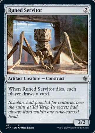 Runed Servitor [Jumpstart] MTG Single Magic: The Gathering  | Multizone: Comics And Games