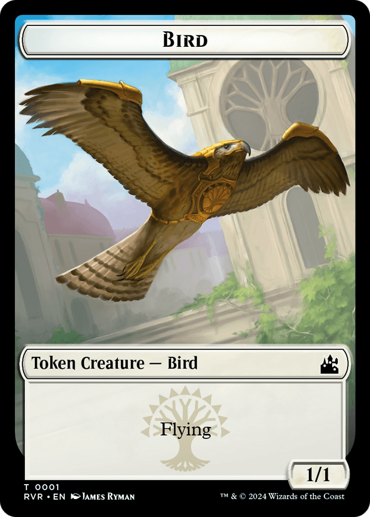 Bird // Zombie Double-Sided Token [Ravnica Remastered Tokens] MTG Single Magic: The Gathering  | Multizone: Comics And Games
