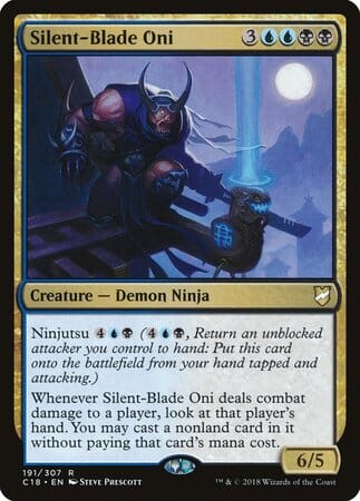 Silent-Blade Oni [Commander 2018] MTG Single Magic: The Gathering  | Multizone: Comics And Games
