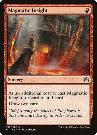 Magmatic Insight [Magic Origins] MTG Single Magic: The Gathering  | Multizone: Comics And Games