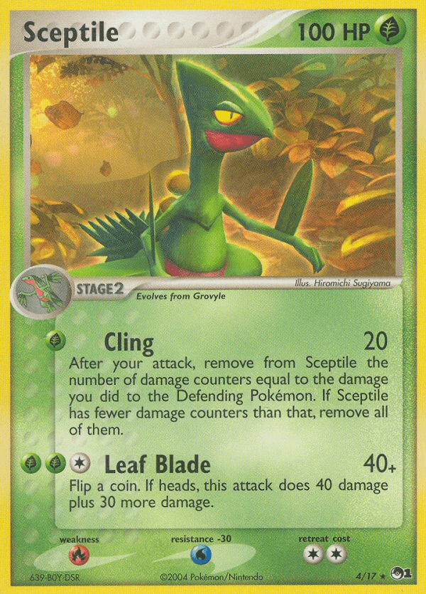 Sceptile (4/17) [POP Series 1] Pokemon Single Pokémon  | Multizone: Comics And Games