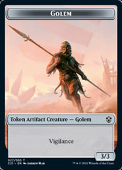 Golem (027) // Thopter Token [Commander 2021 Tokens] MTG Single Magic: The Gathering  | Multizone: Comics And Games