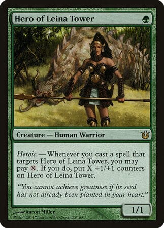 Hero of Leina Tower [Born of the Gods] MTG Single Magic: The Gathering  | Multizone: Comics And Games