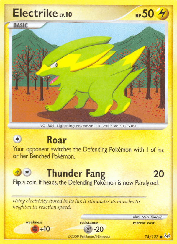 Electrike (74/127) [Platinum: Base Set] Pokemon Single Pokémon  | Multizone: Comics And Games