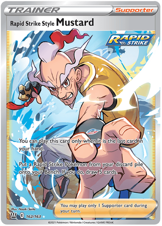 Rapid Strike Style Mustard (162/163) [Sword & Shield: Battle Styles] Pokemon Single Pokémon  | Multizone: Comics And Games
