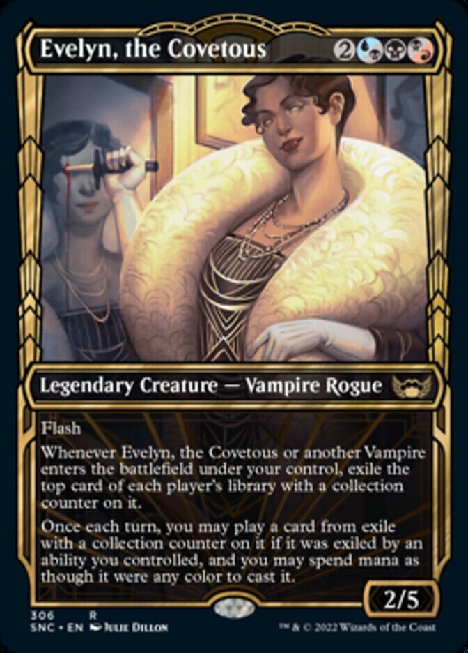 Evelyn, the Covetous (Showcase Golden Age) [Streets of New Capenna] MTG Single Magic: The Gathering  | Multizone: Comics And Games
