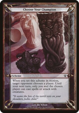Choose Your Champion (Archenemy) [Archenemy Schemes] MTG Single Magic: The Gathering  | Multizone: Comics And Games