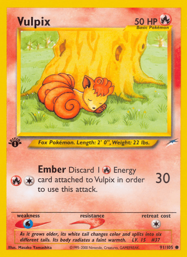Vulpix (91/105) [Neo Destiny 1st Edition] Pokemon Single Pokémon  | Multizone: Comics And Games