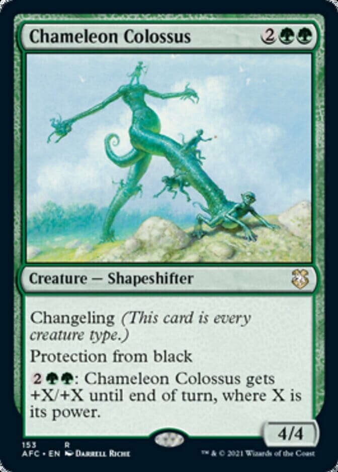 Chameleon Colossus [Dungeons & Dragons: Adventures in the Forgotten Realms Commander] MTG Single Magic: The Gathering  | Multizone: Comics And Games