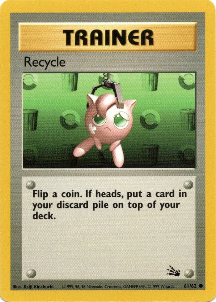 Recycle (61/62) [Fossil Unlimited] Pokemon Single Pokémon  | Multizone: Comics And Games