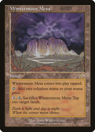 Wintermoon Mesa [Prophecy] MTG Single Magic: The Gathering  | Multizone: Comics And Games